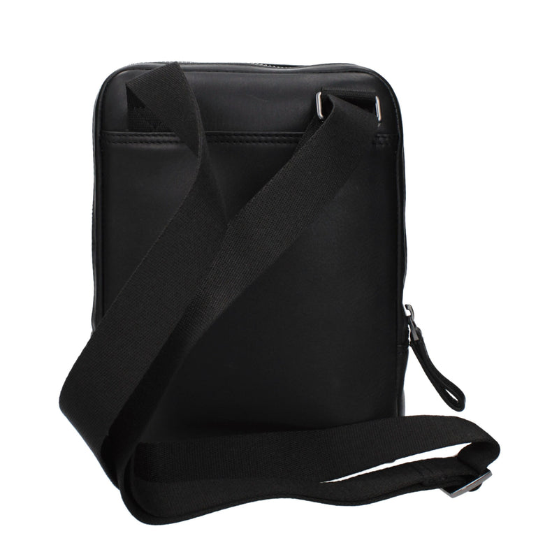 Piquadro Sac Bandoulière en Cuir Noir