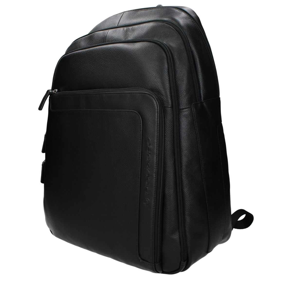 Piquadro Black Leather Backpack - Stylish & Functional