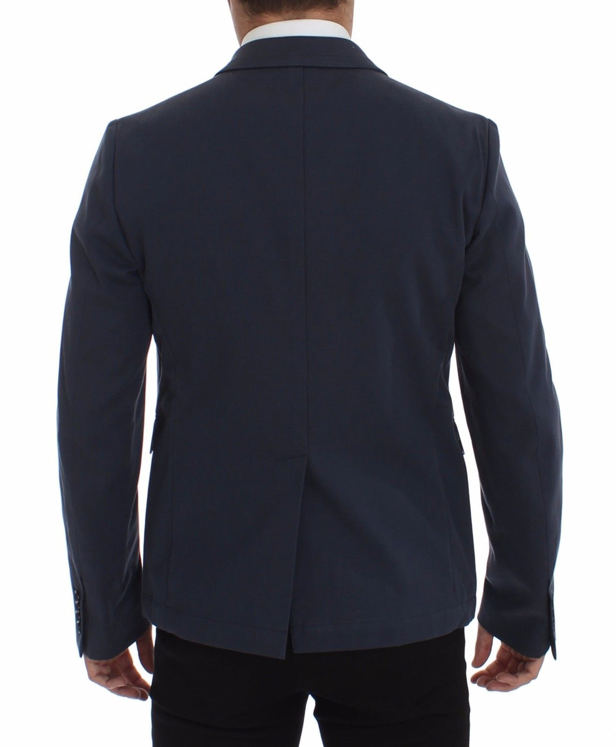 Dolce &amp; Gabbana Blazer décontracté en coton stretch bleu