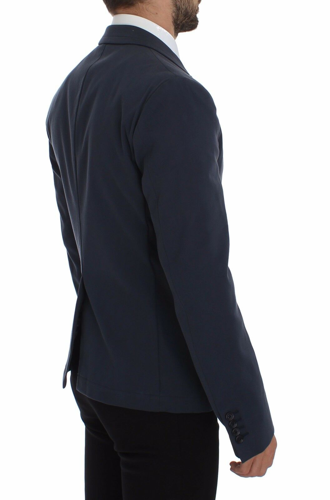 Dolce &amp; Gabbana Blazer décontracté en coton stretch bleu