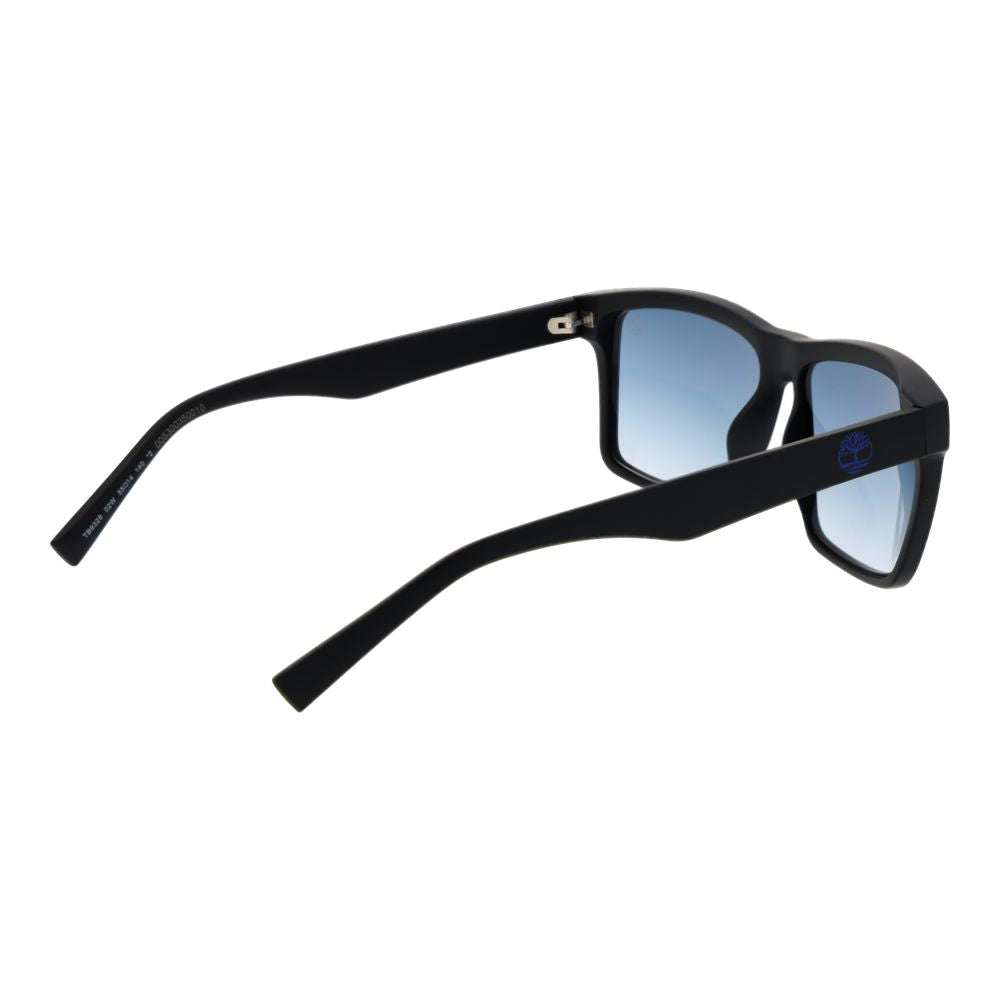 Lunettes de soleil en acier inoxydable noir Timberland