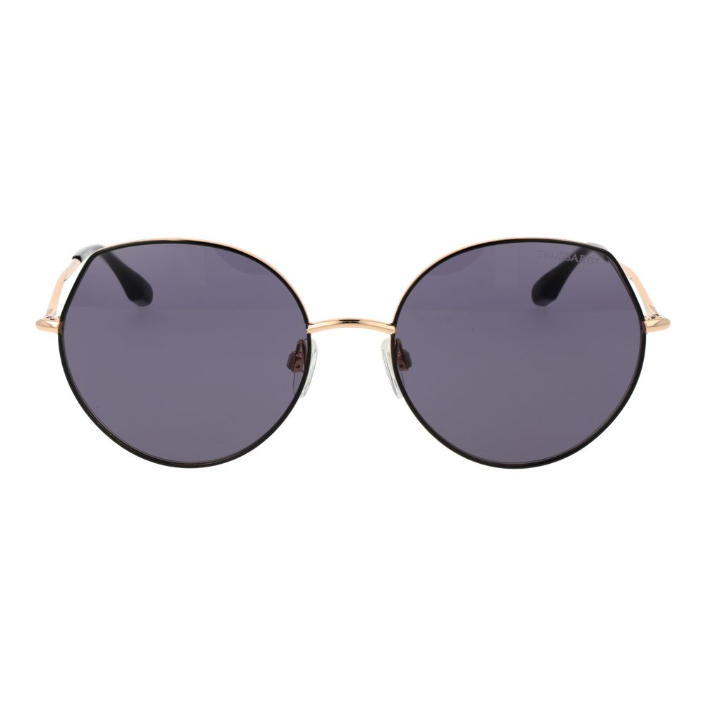 Trussardi Black Metal Sunglasses for Women - Chic & Protective