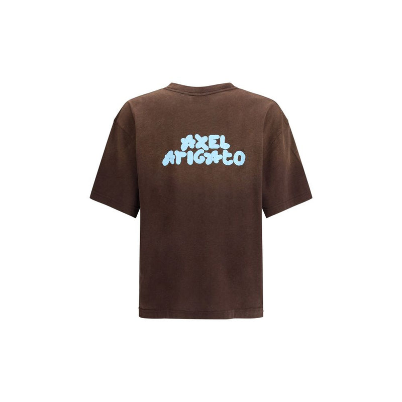 Axel Arigato Brown Cotton Sportswear - Bubble Reverse T-Shirt