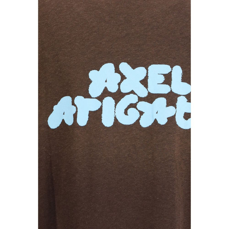 Axel Arigato Brown Cotton Sportswear - Bubble Reverse T-Shirt