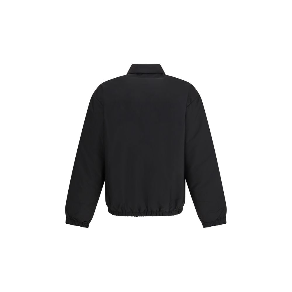 Veste longue Prada en polyamide recyclé noir