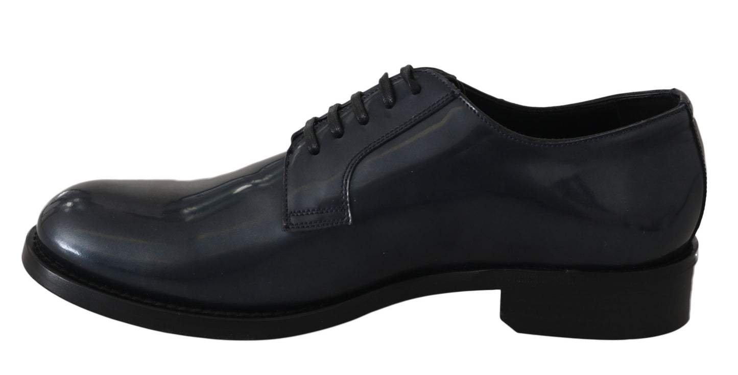 Dolce &amp; Gabbana Chaussures habillées Derby en cuir bleu