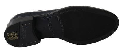 Dolce &amp; Gabbana Chaussures habillées Derby en cuir bleu