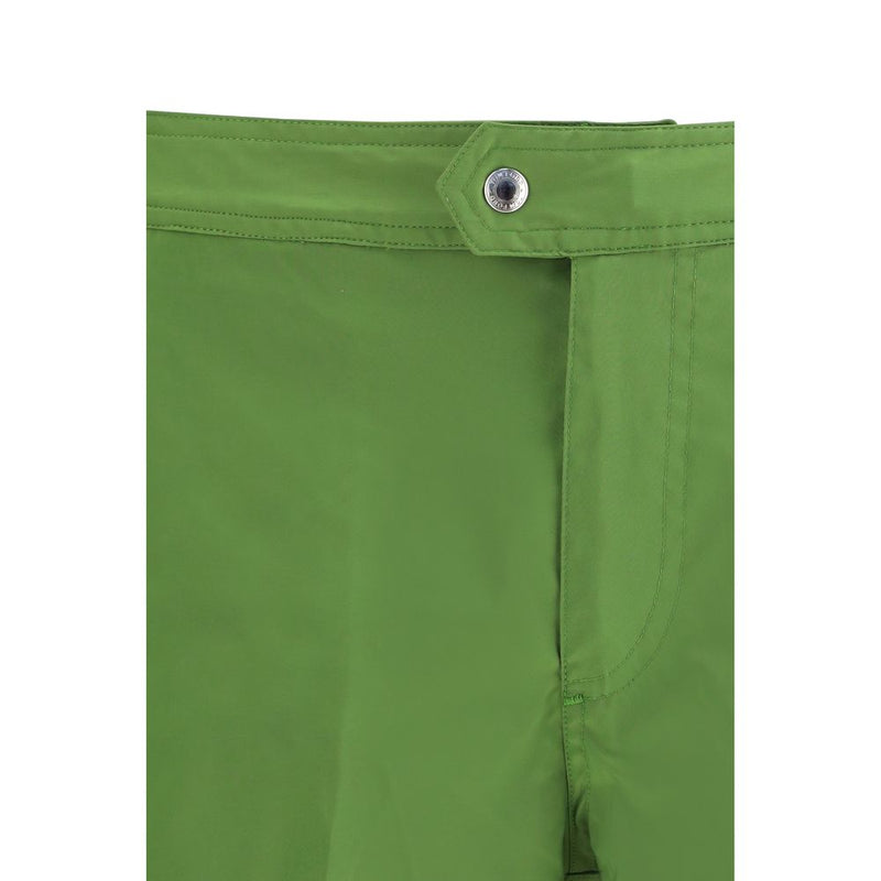 Tom Ford Green Polyester Swim Shorts - Élégance et Confort