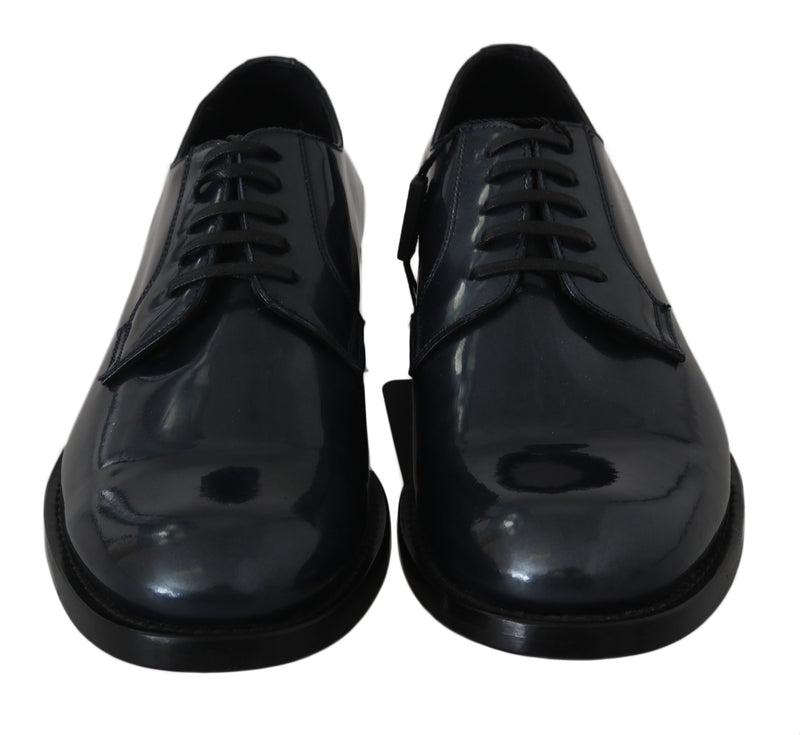 Dolce &amp; Gabbana Chaussures habillées Derby en cuir bleu