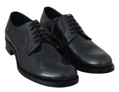 Dolce &amp; Gabbana Chaussures habillées Derby en cuir bleu