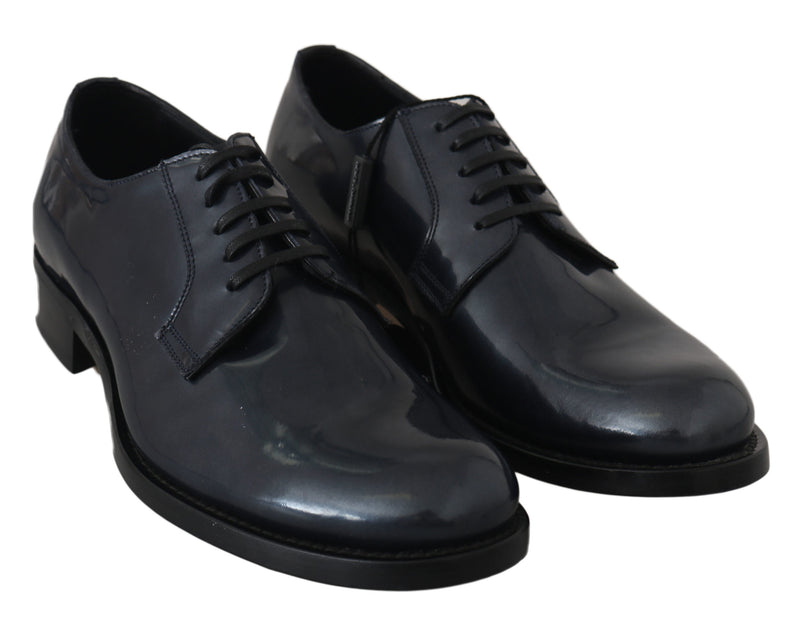 Dolce &amp; Gabbana Chaussures habillées Derby en cuir bleu
