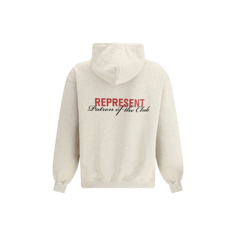 Represent Beige Cotton Sweatshirt - Modern Streetwear Essential