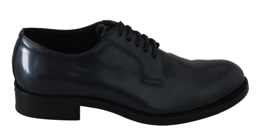 Dolce &amp; Gabbana Chaussures habillées Derby en cuir bleu