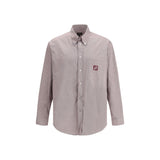 Chemise en coton bordeaux Fendi