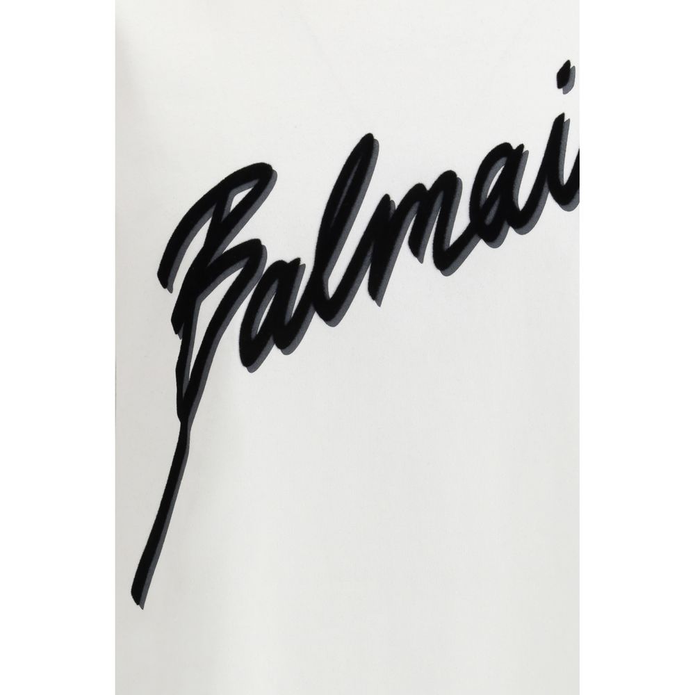 T-shirt Balmain en coton blanc