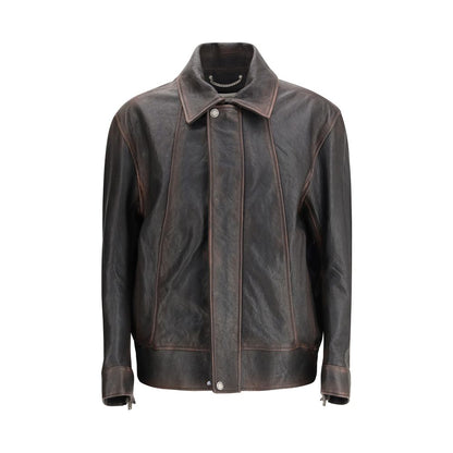 Golden Goose Bruin Geitenleren Bomber