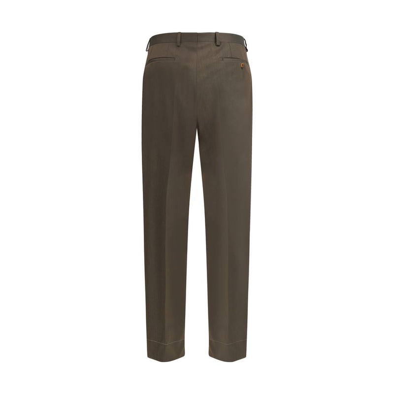 Brioni tweekleurige fleecewol casual broek