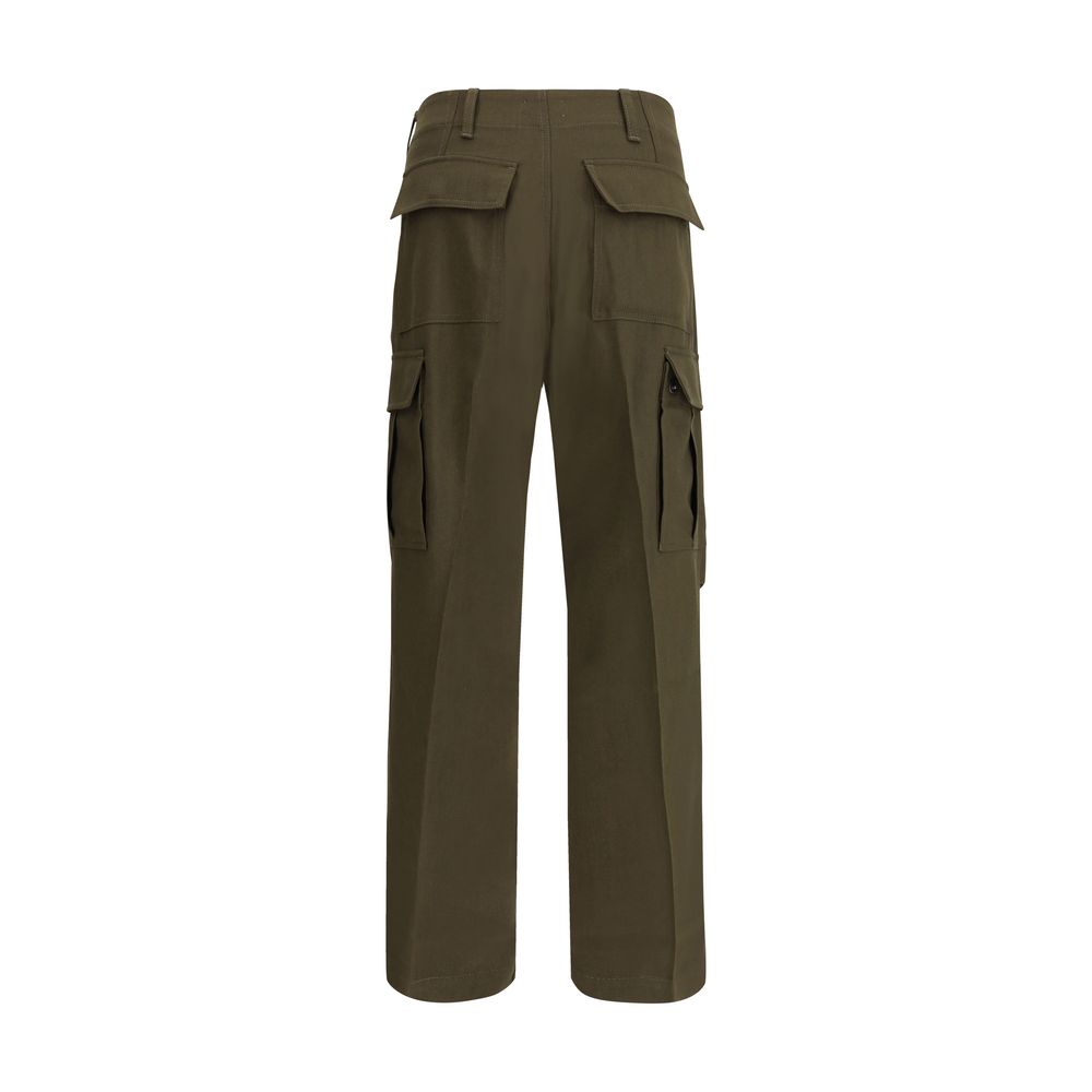Pantalon cargo en cachemire vert Tom Ford