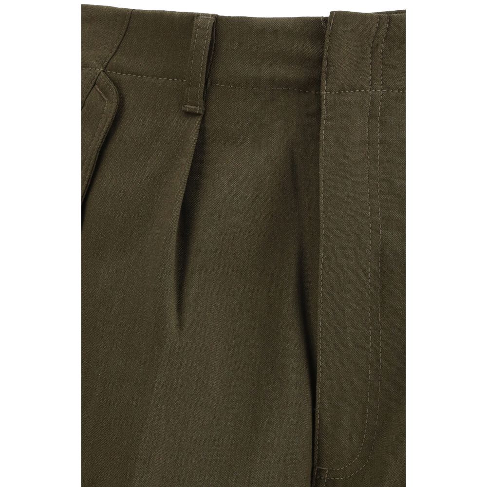 Pantalon cargo en cachemire vert Tom Ford
