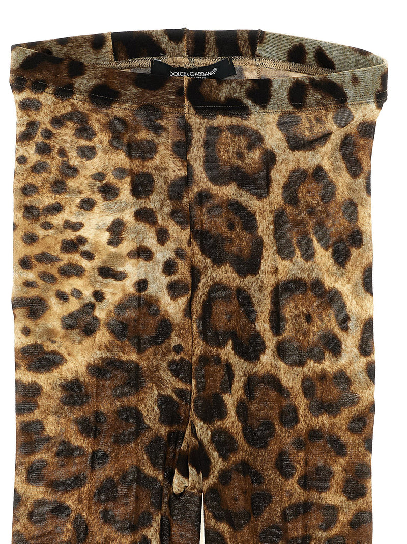 Chaussettes Dolce & Gabbana marron en polyamide