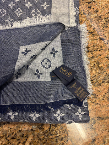 Louis Vuitton Monogram Denim Sjaal