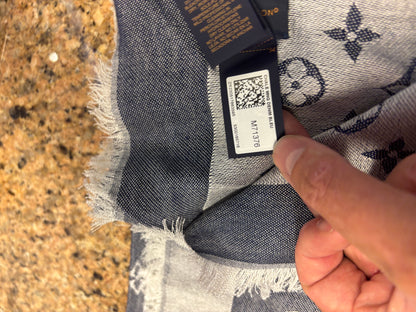 Louis Vuitton Monogram Denim Sjaal