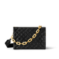 Louis Vuitton Coussin MM handtas in zwart leer