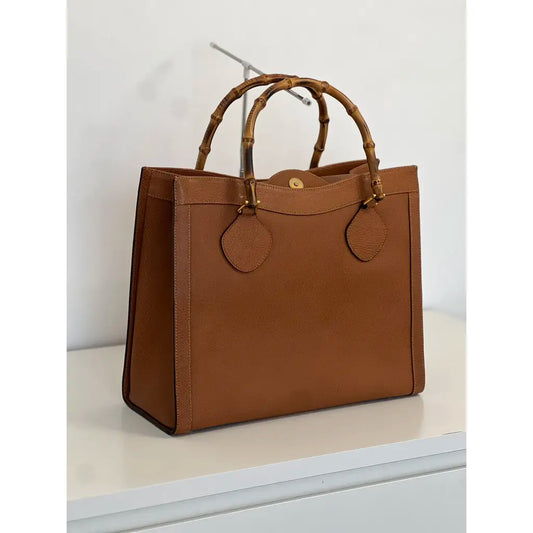 Cabas en cuir Diana Bamboo Gucci
