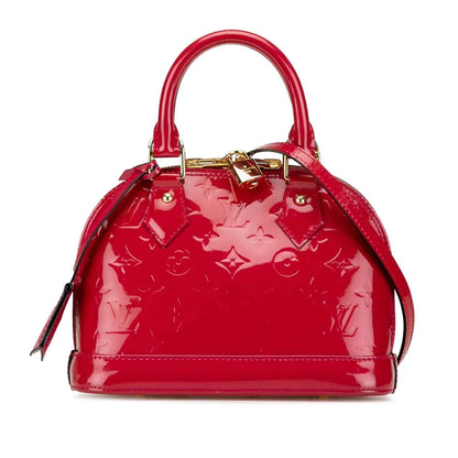 Sac Alma Rouge Louis Vuitton Vernis d'Occasion