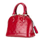 Sac Alma Rouge Louis Vuitton Vernis d'Occasion