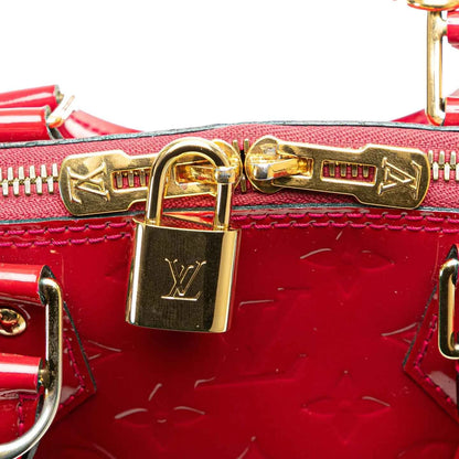 Sac Alma Rouge Louis Vuitton Vernis d'Occasion