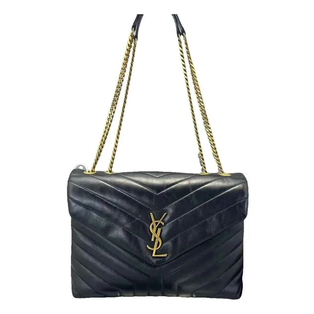 Sac bandoulière Loulou Saint Laurent en cuir